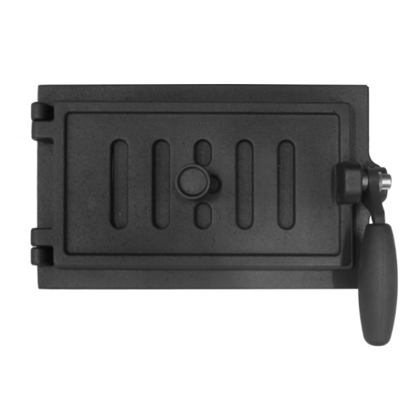 Дверка поддувальная герметичная Литком ДПГ-2К Карелия, 250х140х40мм, черная