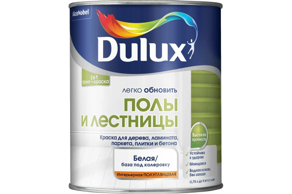 Краска Dulux Полы и лестницы BС 0.75 л Краска Dulux Полы и лестницы BС 0.75 л