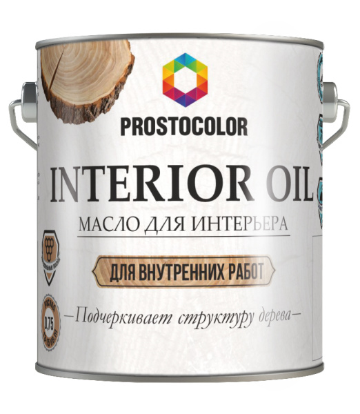 Масло для интерьера INTERIOR OIL PROSTOCOLOR белый 2,2 л