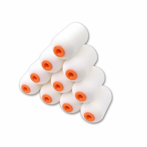 Набор мини-роликов Rollingdog GLOSS-KING 50мм, для бюгеля 6мм, поролон (10шт.) арт.00349