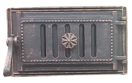 Дверка поддувальная герметичная Fireway B102, 250х140х30мм, патина медь