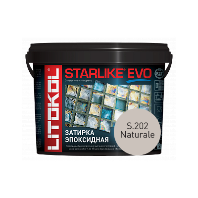 STARLIKE EVO, NATURALE S.202 Эпоксидная затирка LITOKOL 1кг STARLIKE EVO, NATURALE S.202 Эпоксидная затирка LITOKOL 1кг