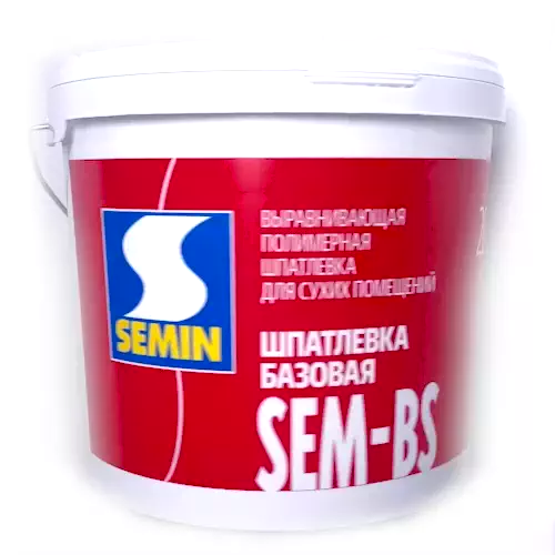 Шпатлевка базовая выравнивающая для сухих помещений SEM-BS 20 кг