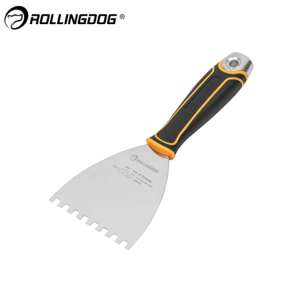 Шпатель зубчатый Rollingdog Greyhound 100мм, зуб 6мм, арт. 50642