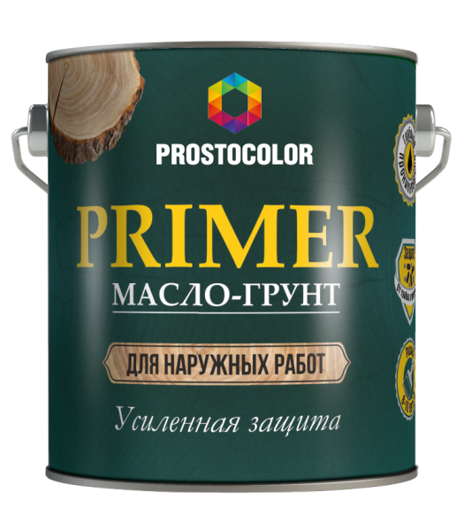 Масло-грунт PRIMER PROSTOCOLOR бесцветный 2,2л