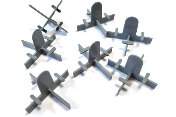 Крестики для укладки плитки многоразовые, для шва 1 мм CORTE уп.100шт. арт. RTS1P0