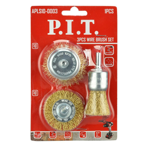 Набор щеток P.I.T. 3 предмета, APLS10-003 Набор щеток P.I.T. 3 предмета, APLS10-003