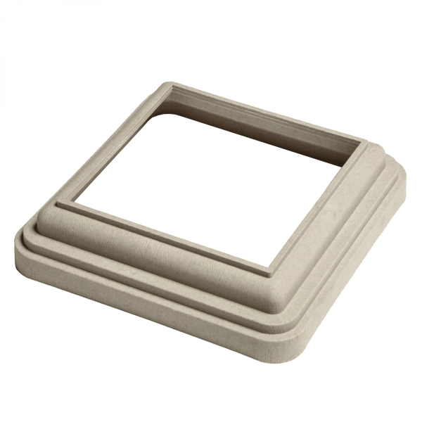 Нижний кант CM Railing 160х160мм Белое дерево Нижний кант CM Railing 160х160мм Белое дерево