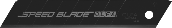 Лезвия для ножа 18 мм OLFA SPEED BLACK тефлоновые уп.10шт. арт. OL-LFB-5B