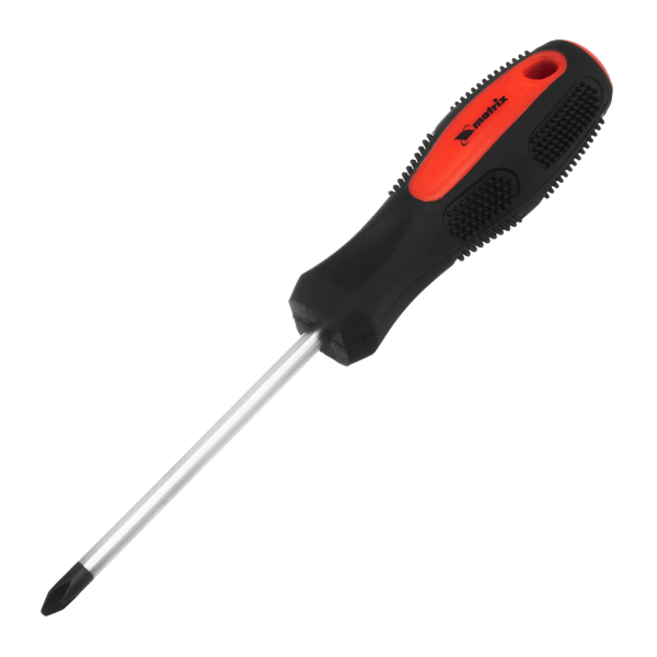 Отвертка Anti-Slip, PH2 х 100 мм, CrV, двухкомпонентная рукоятка Matrix арт. 12248
