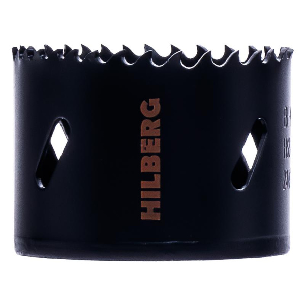 Коронка биметаллическая по металлу 60мм, крупный зуб, Hilberg Bi-Metal Cobalt 8% (М42), CML060