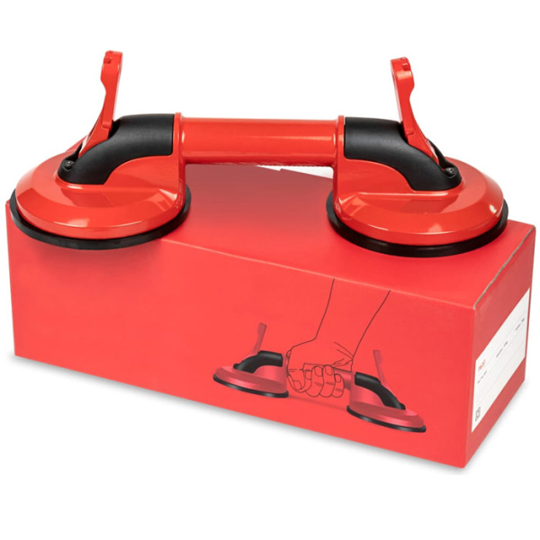 Присоска двойная для гладкой и шероховатой поверхности SHIJING P620, 75кг