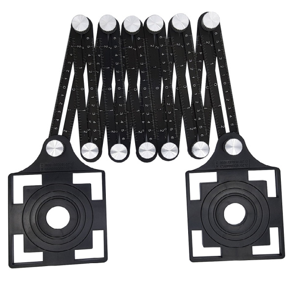 Шаблон плиточника: 12 колен, 2 трафарета, Трио Диамант