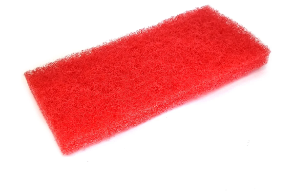 Блок абразивный, пад мало-средне абразивный CORTE 250x120 мм, красный 4511P