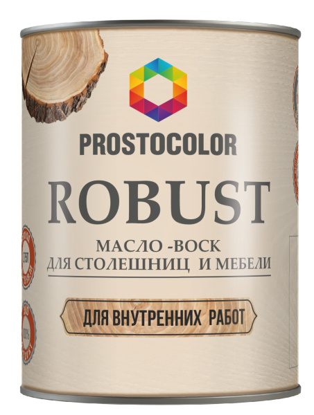 Масло для столешниц и мебели ROBUST PROSTOCOLOR палисандр 0.75л
