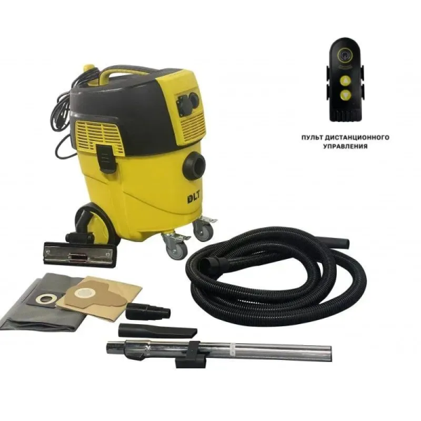 Пылесос строительный DLT PL PRO MAX с авто очисткой, с пультом дистанционного управления, арт. 3234