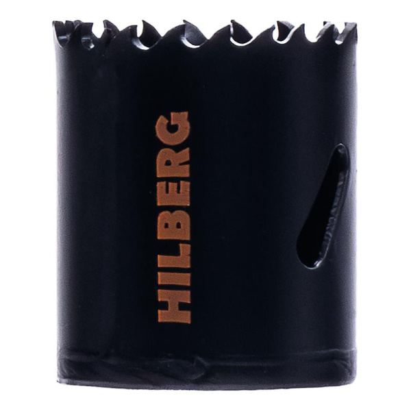 Коронка биметаллическая по металлу 38мм, крупный зуб, Hilberg Bi-Metal Cobalt 8% (М42), CML038