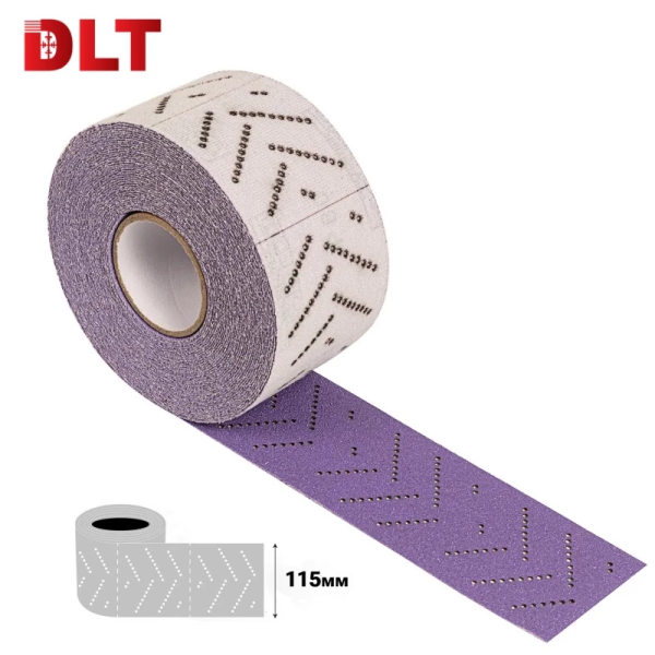 Шлифовальный лист в рулоне DLT GrandFlex PURO-ROLL P240 115мм*12м (керамика точной формы) арт. 3650