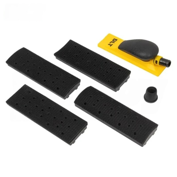 Ручной шлифовальный блок с пылеотводом DLT GrandFlex 69*197мм (4 основания в комп.) арт. 3602