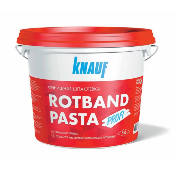Шпаклевка Knauf Rotband Pasta Profi готовая, 5 кг