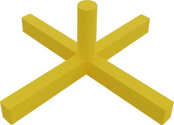 Крестик усиленный 1,5 мм DECOR PRO уп.100шт., арт. 443-0015