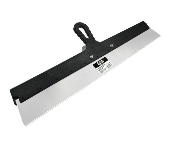 Ракля для наливного пола пластиковая ручка, зуб 5мм, 600мм, тулейка 25мм