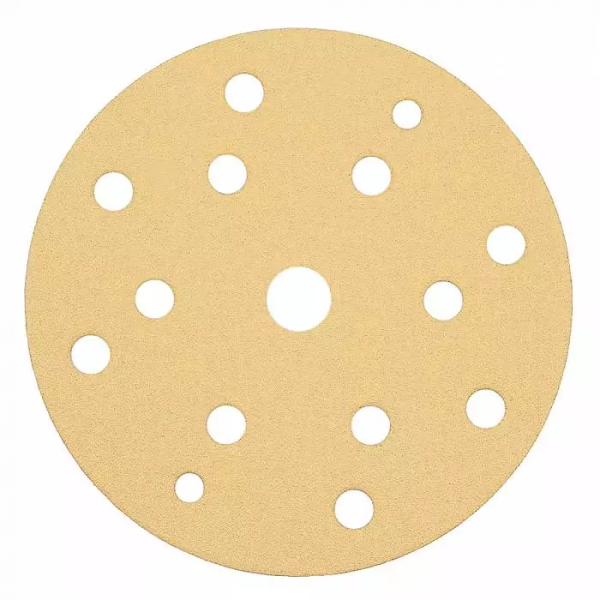 Абразивный круг P120 SCHTAER 255 Abrasive paper 150 мм 15 отверстий, уп. 10 шт, арт. 255Sc120