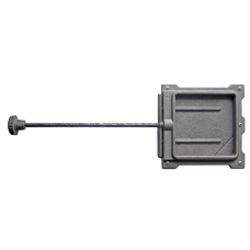 Задвижка печная ЗВ-1А, Литком, 130х130мм