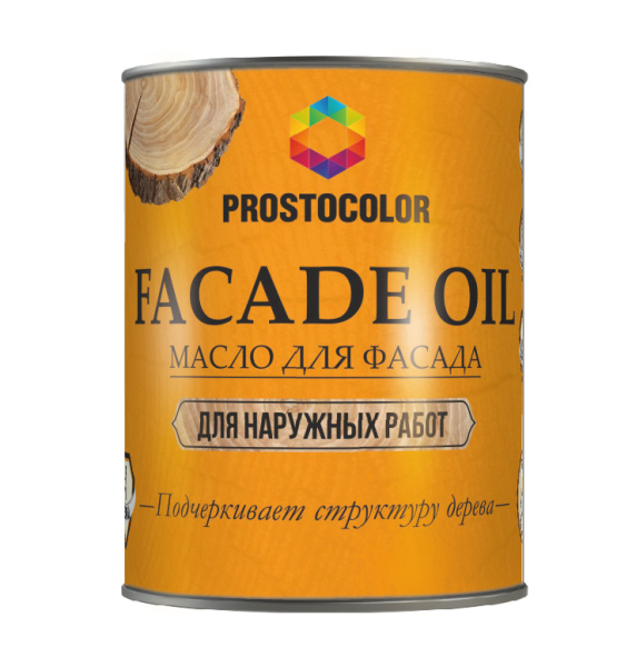 Масло для фасада PROSTOCOLOR бесцветный CLR 0.75л