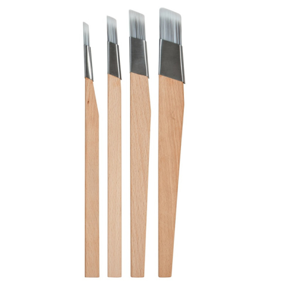 Набор филеночных кистей Design 6/12/18/25мм, синтетика, серия Professional, Rollingdog арт.10689