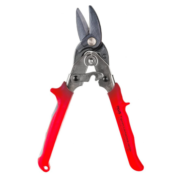 Ножницы по металлу рычажные Фигурные 250мм прав.реж.кромка фигурная резка малого радиуса NWS 067R-15