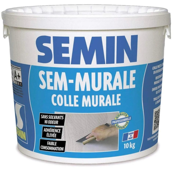 Клей для декоративных настенных покрытий SEM-MURALE / СЕМ-МЮРАЛЬ 10кг