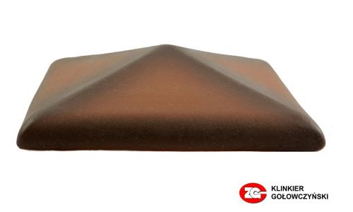 Колпак на кирпичный столб 510х510мм клинкер ZG-Clinker С57 каштановый