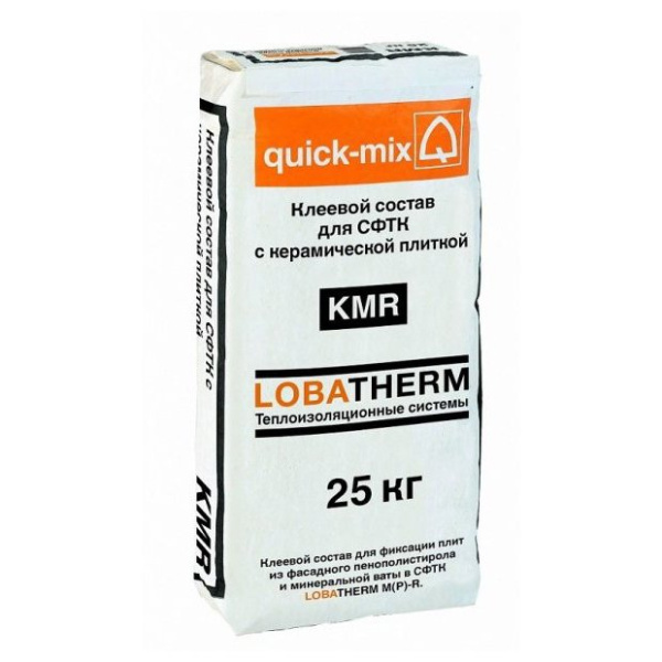 KMR LOBATHERM Клеевая смесь для утеплителя quick-mix 25 кг арт.72719
