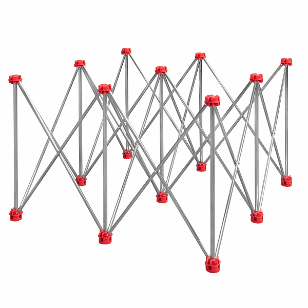 Подстолье складное DLT Сороконожка, версия Lite, 3.0 м х 1.5 м, нержавейка, арт. 3891