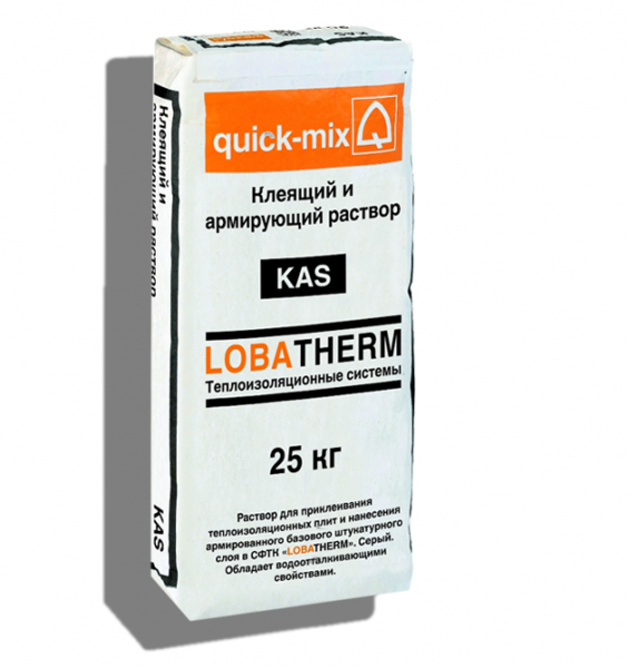 KAS-BA LOBATHERM Клееармирующая смесь quick-mix 25 кг арт.72832