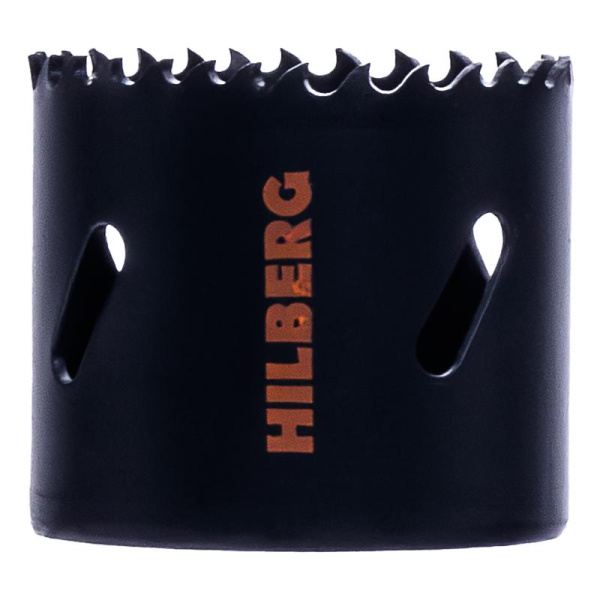 Коронка биметаллическая по металлу 51мм, крупный зуб, Hilberg Bi-Metal Cobalt 8% (М42), CML051