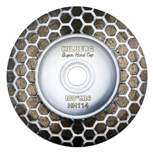 Чашка шлифовальная Hilberg Super Hard Cup 100мм/M14 HH114 Чашка шлифовальная Hilberg Super Hard Cup 100мм/M14 HH114