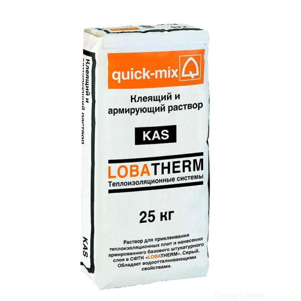 KAS LOBATHERM (зима) Клееармирующая смесь quick-mix 25 кг арт.72619