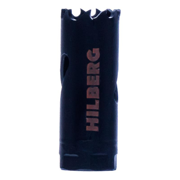 Коронка биметаллическая по металлу 19мм, крупный зуб, Hilberg Bi-Metal Cobalt 8% (М42), CML019