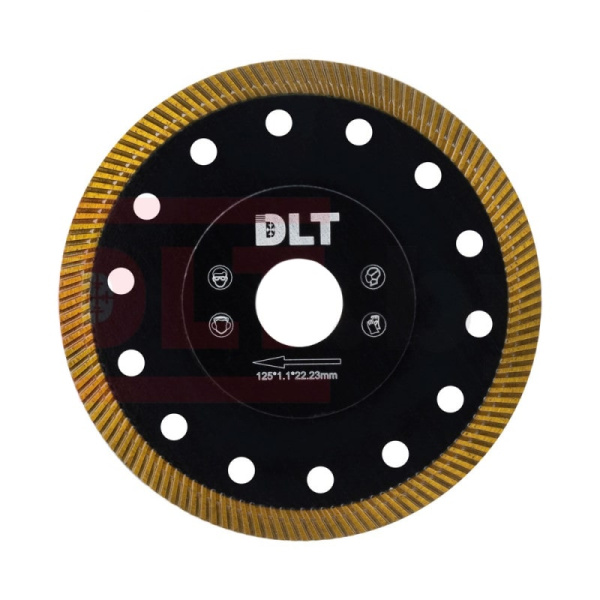 Диск отрезной алмазный DLT  №9 (КОРОЛЬ ДИСКОВ) 125мм/22,2мм/1,1мм, 1482