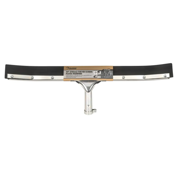 Скребок резиновый изогнутый для пола Rollingdog 610 мм, резьба, арт. 90206