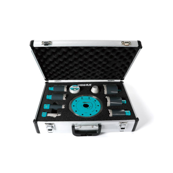 Набор алмазных коронок BIHUI, DBDMS10