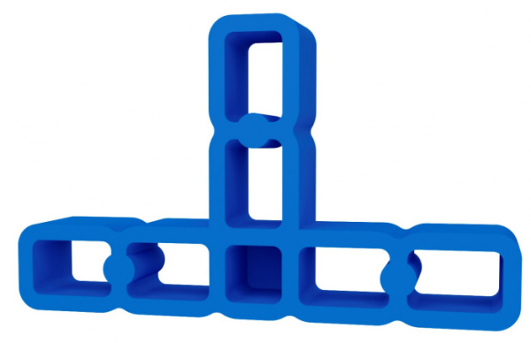 Фиксатор шва 8х8 мм, Т-образный уп.80 шт. DECOR арт. 338-0080