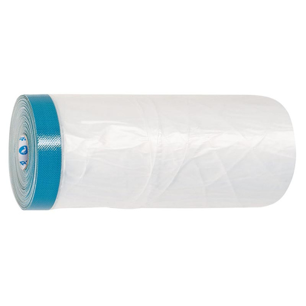 Пленка укрывочная с клейкой ПВХ лентой CQ UVX Folie HDPE 0,02 mm 55 см, 16 м, арт. 489510