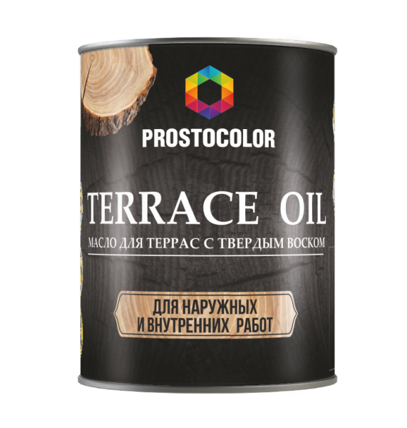 Масло для террас Terrace Oil PROSTOCOLOR бруно 0,75 л