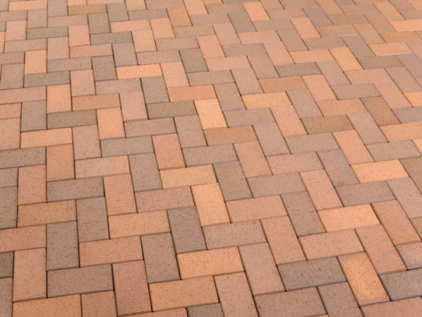 Клинкерная тротуарная плитка Feldhaus Klinker P203 SKF areno trigo, 200х100х40мм