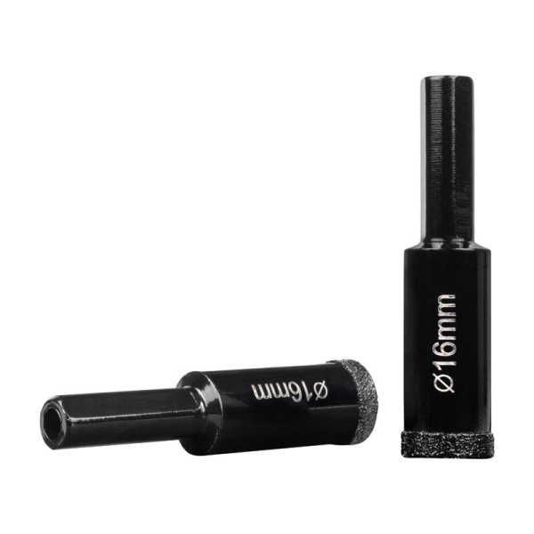 Коронка алмазная по керамике и стеклу 16мм под дрель DLT CERAMIC 0667 