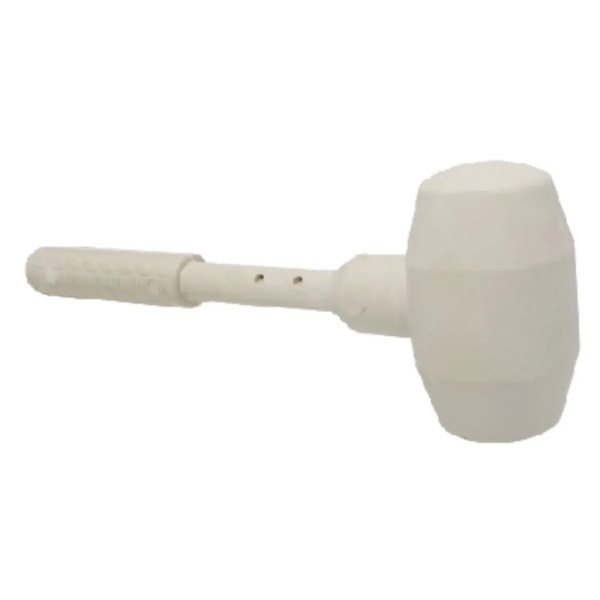 Молоток резиновый 680г белая резина, рукоятка стальная обрезиненная BIHUI RMWS24 Молоток резиновый 680г белая резина, рукоятка стальная обрезиненная BIHUI RMWS24