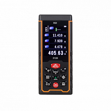 Лазерный дальномер 120м RGK D120, 4610011871382